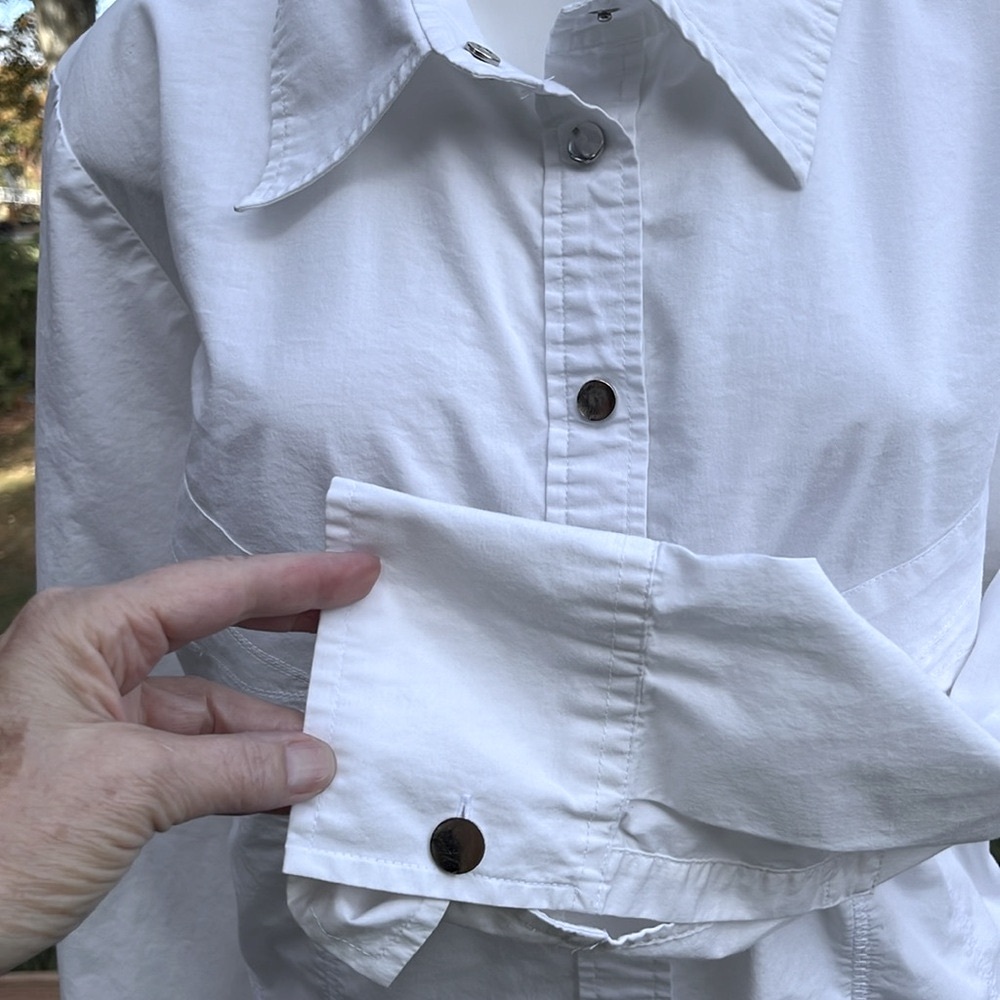Lane Bryant western-style white blouse 26/28 - Picture 4 of 8